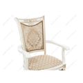миниатюра Стул деревянный Mariano молочное патина №5
