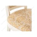 миниатюра Стул деревянный Клето патина золото / бежевый №8