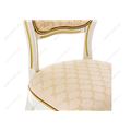 миниатюра Стул деревянный Лауро патина золото / бежевый №8