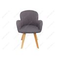 миниатюра Стул деревянный Стул Asia wooden legs / grey fabric №2