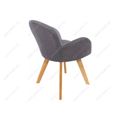 миниатюра Стул деревянный Стул Asia wooden legs / grey fabric №4