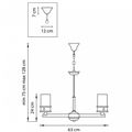 миниатюра  Подвесная люстра Lightstar Cero 731067 №5