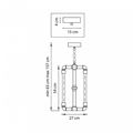миниатюра  Подвесная люстра Lightstar Condetta 740042 №4