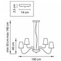 миниатюра  Подвесная люстра Lightstar Diafano 758162 №3