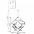 миниатюра  Подвесная люстра Lightstar Gabbia 732267 №4