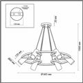 миниатюра  Подвесная люстра Lumion Harper 4444/6 №3