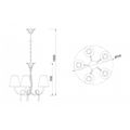 миниатюра  Подвесная люстра Mantra Paola 6206 №4