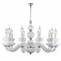 миниатюра  Подвесная люстра Newport 1900 1910/S white №2