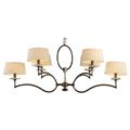 миниатюра  Подвесная люстра Newport 3300 3306/C B/C без абажуров №1
