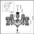миниатюра  Подвесная люстра Odeon Light Corsa 4002/12 №3