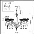 миниатюра  Подвесная люстра Odeon Light Dorata 3999/6 №3