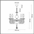 миниатюра  Подвесная люстра Odeon Light Iria 4601/6 №2