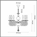 миниатюра  Подвесная люстра Odeon Light Iria 4601/8 №2