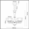 миниатюра  Подвесная люстра Odeon Light Laura 4196/6 №2