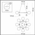 миниатюра  Подвесная люстра Odeon Light Magno 3982/8 №3