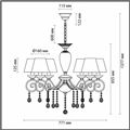 миниатюра  Подвесная люстра Odeon Light Marionetta 3924/6 №3