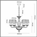 миниатюра  Подвесная люстра Odeon Light Sintia 4184/6 №2