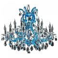 миниатюра  Подвесная люстра Osgona Champa Blu 698165 №1