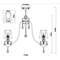 миниатюра  Подвесная люстра Rivoli Duchessa P7 AB Б0038416 №3
