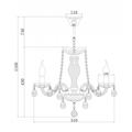 миниатюра  Подвесная люстра Rivoli Riccio P8 CR Б0037769 №4