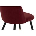 миниатюра Стул Gabi бордовый №4