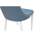 миниатюра Стул Kora голубой / белый №5