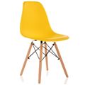 миниатюра Стул деревянный Eames PC-015 желтый №1