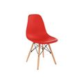 миниатюра Стул деревянный Eames PC-015 красный №9