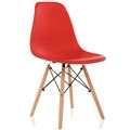 миниатюра Стул деревянный Eames PC-015 красный №1