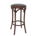 миниатюра Табурет барный 650 Венский мягкий (темный тон, экокожа коричневая) №1
