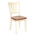 миниатюра Стул IGLESIAS с твердым сиденьем (mod. D-84E) Дуб/Кремовый №1