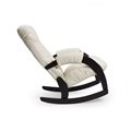 миниатюра Кресло-качалка Модель 67 Венге, к/з Polaris Beige №3