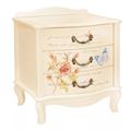 миниатюра Тумбочка прикроватная "Джульетта" 3 ящ. (дуб шампань/прованс) Вис №1