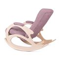 миниатюра Кресло-качалка К-5 (беленый дуб / 08 - розовый) №4