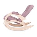 миниатюра Кресло-качалка К-5 (беленый дуб / 08 - розовый) №7