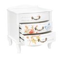 миниатюра Тумбочка прикроватная "Джульетта" 3 ящика (молочный дуб/прованс) Вис №2