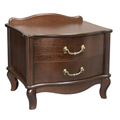 миниатюра Тумбочка прикроватная "Джульетта" 2 ящика (орех) Вис №1