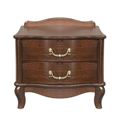 миниатюра Тумбочка прикроватная "Джульетта" 2 ящика (орех) Вис №2