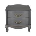 миниатюра Тумбочка прикроватная "Джульетта" 2 ящика (серый ясень) Вис №2