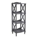 миниатюра Этажерка-стеллаж "Джульетта"-3 (серый ясень) Вис №1