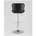миниатюра Барный стул PORSCHE черный экокожа, прострочка, газлифт, хром №6