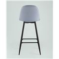 миниатюра Барный стул ВАЛЕНСИЯ ГОЛУБОЙ, удобная спинка, подножка №3