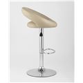 миниатюра Барный стул Купер бежевый кожаное сиденье, газлифт №3