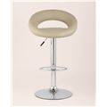 миниатюра Барный стул Купер бежевый кожаное сиденье, газлифт №8