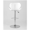 миниатюра Стул барный Бон белый обивка экокожа на хромированной ножке №4
