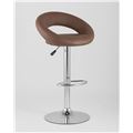 миниатюра Стул барный Купер коричневый кожаное сиденье, газлифт №3