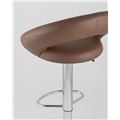 миниатюра Стул барный Купер коричневый кожаное сиденье, газлифт №6