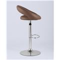 миниатюра Стул барный Купер коричневый кожаное сиденье, газлифт №8