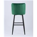 миниатюра Стул барный Ститч велюр изумрудный, обивка из мебельной велюровой ткани №3