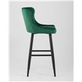 миниатюра Стул барный Ститч велюр изумрудный, обивка из мебельной велюровой ткани №5
